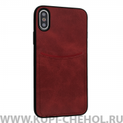 Чехол-накладка iPhone X/XS Ilevel красный
