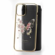 Чехол-накладка iPhone 12 Pro Max Kingxbar Butterfly Gold
