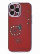 Чехол-накладка iPhone 13 Pro Kruche Flash drill Purple