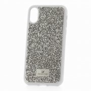 Чехол-накладка iPhone X/XS Swarovski Кристаллы Silver