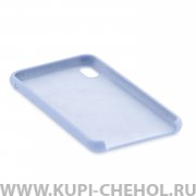 Чехол-накладка iPhone XR Derbi Slim Silicone-2 светло-голубой