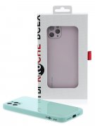 Чехол-накладка iPhone 12 Pro Kruche Liquid glass Light cyan