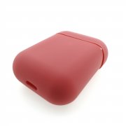 Чехол для наушников AirPods Silicone Case Crimson 