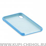 Чехол-накладка iPhone XR Derbi Slim Silicone-2 голубой