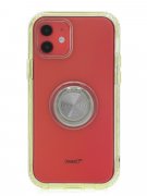 Чехол-накладка iPhone 12 Kruche Ring Yellow Чехол-накладка iPhone 12 Kruche Ring Yellow