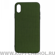 Чехол-накладка iPhone XS Max Kajsa Military Straps Olive