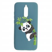 Чехол-накладка Xiaomi Redmi 8 Приключение Панды синий