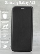 Чехол книжка Samsung Galaxy A33 Derbi Open Book-2 черный