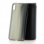 Чехол-накладка iPhone XR Baseus Aurora Transparent Black