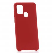 Чехол-накладка Samsung Galaxy A21S Derbi Slim Silicone-2 красный