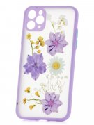Чехол-накладка iPhone 11 Pro Max Derbi Summer Цветы сиреневый