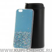 Чехол-накладка iPhone 6/6S Derbi Конфетти голубой