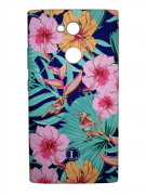 Чехол-накладка Sony Xperia L2 Luxo Flowers H10 фосфор