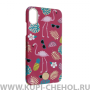 Чехол-накладка iPhone X/XS Kingxbar 215 розовый