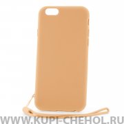 Чехол-накладка iPhone 6/6S Derbi со шнурком оранжевый