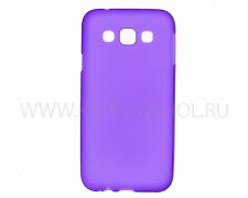 Чехол силиконовый Samsung Galaxy E5 E500H фиолетовый матовый