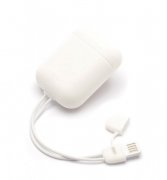 Чехол для наушников AirPods+кабель USB-iP Remax White 0.09m УЦЕНЕН