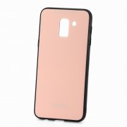 Чехол-накладка Samsung Galaxy J6 2018 Gresso Гласс розовый 