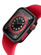 Защитное стекло для Apple Watch 41mm Viva Madrid Fino Ink Black с бампером 