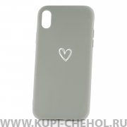 Чехол-накладка iPhone XR 33001 Love Grey