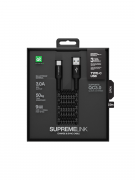 Кабель USB-Type-C Amazingthing SupremeLink Bullet Shield Black 2.2m 3A