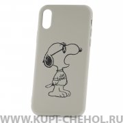 Чехол-накладка iPhone X/XS Derbi Dog Grey