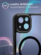 Чехол-накладка iPhone 14 Kruche Reliable Magnet Black