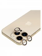 Защитное стекло для линз камеры iPhone 13 Pro/iPhone 13 Pro Max Amazingthing Aluminum Gold 3шт 0.33mm