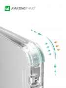 Чехол-накладка iPhone 12 mini Amazingthing Novoboost Anti-microbial Crystal Clear