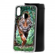 Чехол-накладка Huawei P20 Lite/Nova 3e Kruche Print Крадущийся тигр