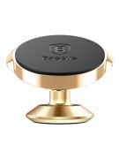 Автодержатель магнитный на липучке Baseus Small Ears Gold