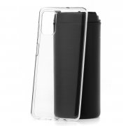 Чехол-накладка Samsung Galaxy M51 DF Slim Silicone прозрачный 