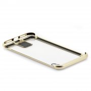 Чехол-накладка iPhone XR Kruche Push-pull Frameless Gold