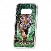 Чехол-накладка Samsung Galaxy S10e Kruche Print Крадущийся тигр