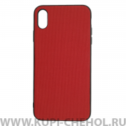 Чехол-накладка iPhone XS Max Kajsa Military Straps Red