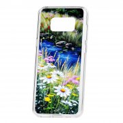 Чехол-накладка Samsung Galaxy S8 Plus Kruche Print Ромашки у ручья