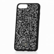 Чехол-накладка iPhone 7 Plus/8 Plus Swarovski Кристаллы Black/Silver