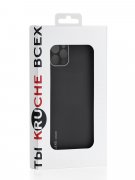 Чехол-накладка iPhone 12 Pro Kruche Liquid glass Black