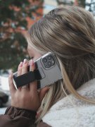 Чехол-накладка Samsung Galaxy Note 10+ Derbi Magnetic Stand Transparent Black