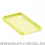 Чехол-накладка iPhone XR Derbi Slim Silicone-2 лимонный
