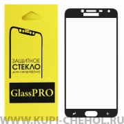 Защитная пленка Samsung Galaxy J4 2018 Glass Pro Full Glue керамическая черная