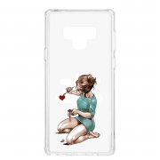 Чехол-накладка Samsung Galaxy Note 9 Kruche Print Рисуя любовь