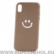Чехол-накладка iPhone XR 33002 Smile Brown
