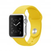 Ремешок для Apple Watch 38mm/40mm S/M силиконовый желтый