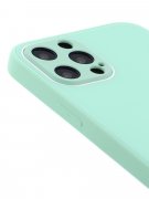 Чехол-накладка iPhone 12 Pro Kruche Liquid glass Light cyan