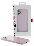Чехол-накладка iPhone 12 mini Kruche Liquid glass Grass purple