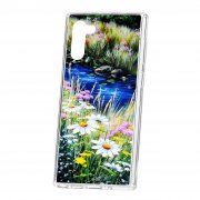Чехол-накладка Samsung Galaxy Note 10 Kruche Print Ромашки у ручья