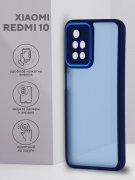 Чехол-накладка Xiaomi Redmi 10/Redmi 10 Prime Kruche Camera Shine Blue