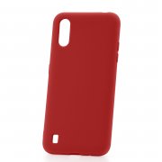 Чехол-накладка Samsung Galaxy A01/A015 Derbi Slim Silicone-3 красный