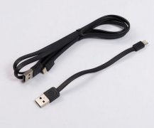 Кабель Multi USB-iP+Micro WK WDC-009 Black 2в1 16cm/1m УЦЕНЕН
